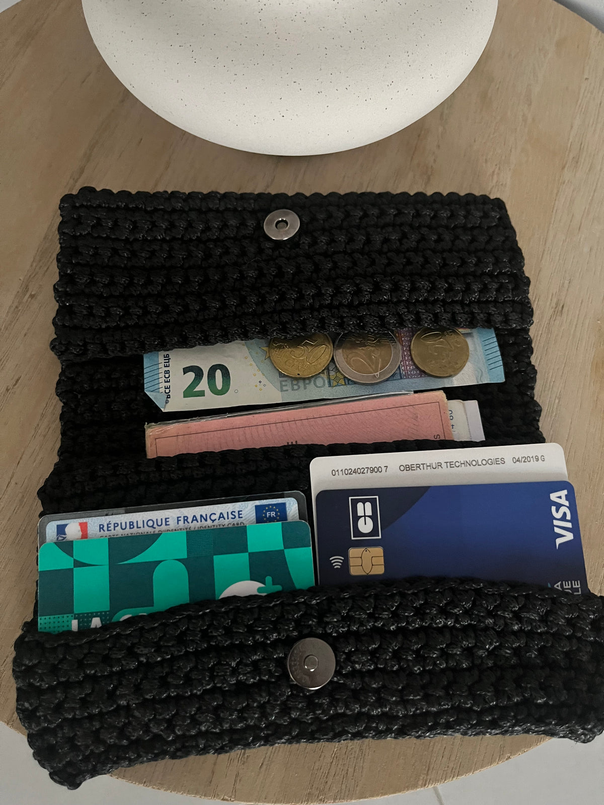 Portefeuille Otis fait main au crochet — photo 7