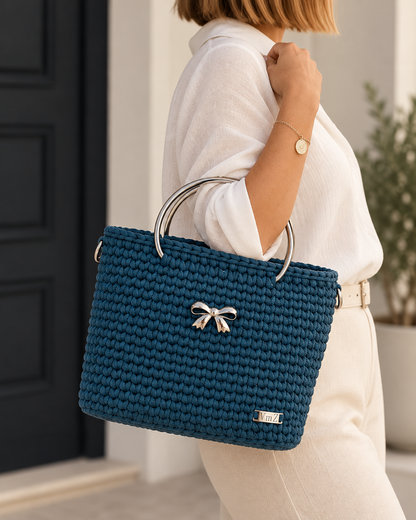 Sac Cynthia - Bleu denim / Prêt à partir