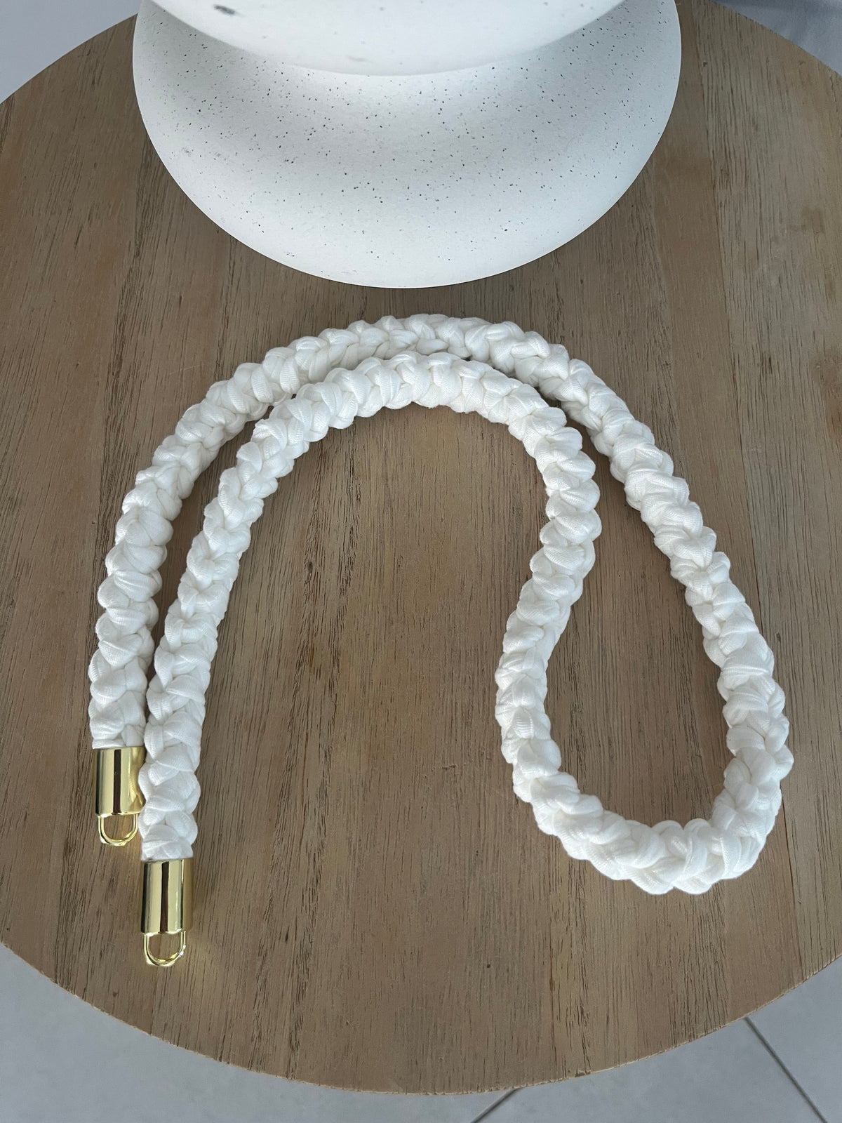 Bandoulière Lya amovible faite main au crochet