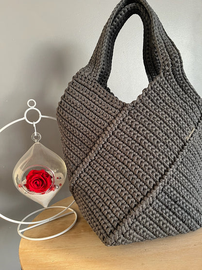 Sac Mimie cabas fait main au crochet — photo 3