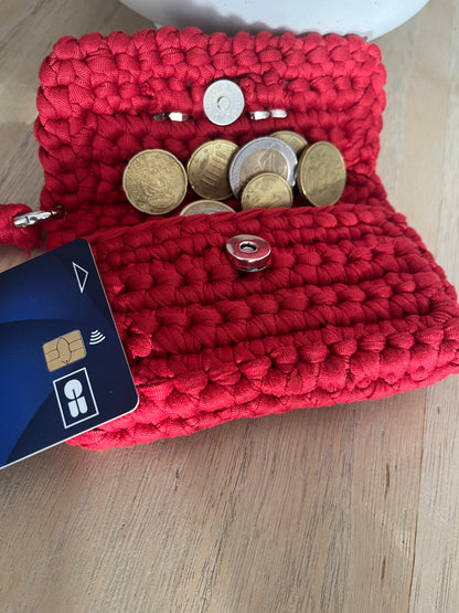 Porte-monnaie Navy fait main au crochet — photo 7