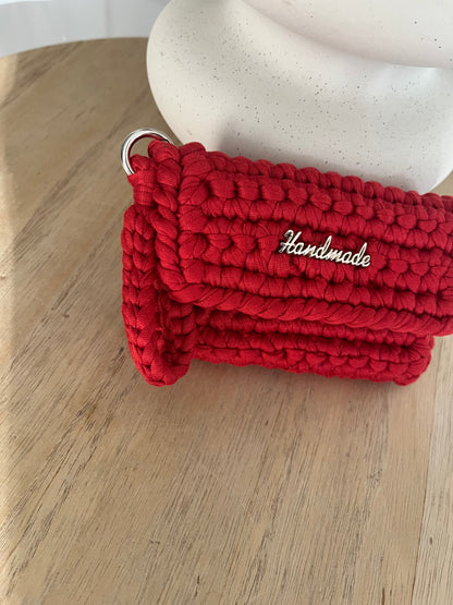 Porte-monnaie Navy fait main au crochet — photo 2