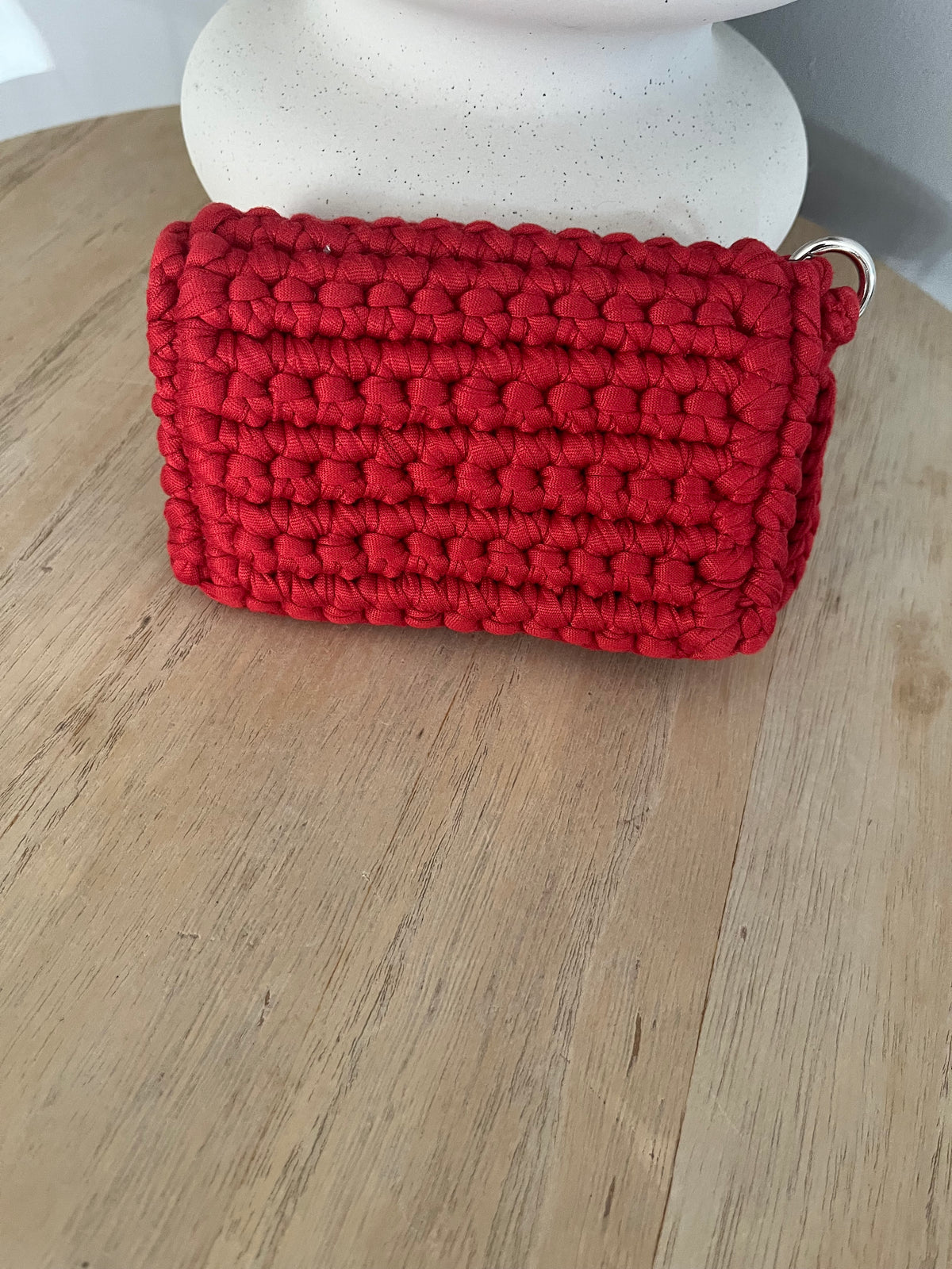 Porte-monnaie Navy fait main au crochet — photo 4