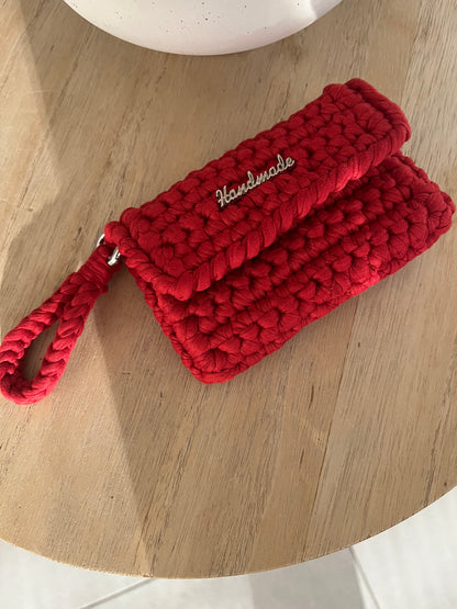 Porte-monnaie Navy fait main au crochet — photo 3