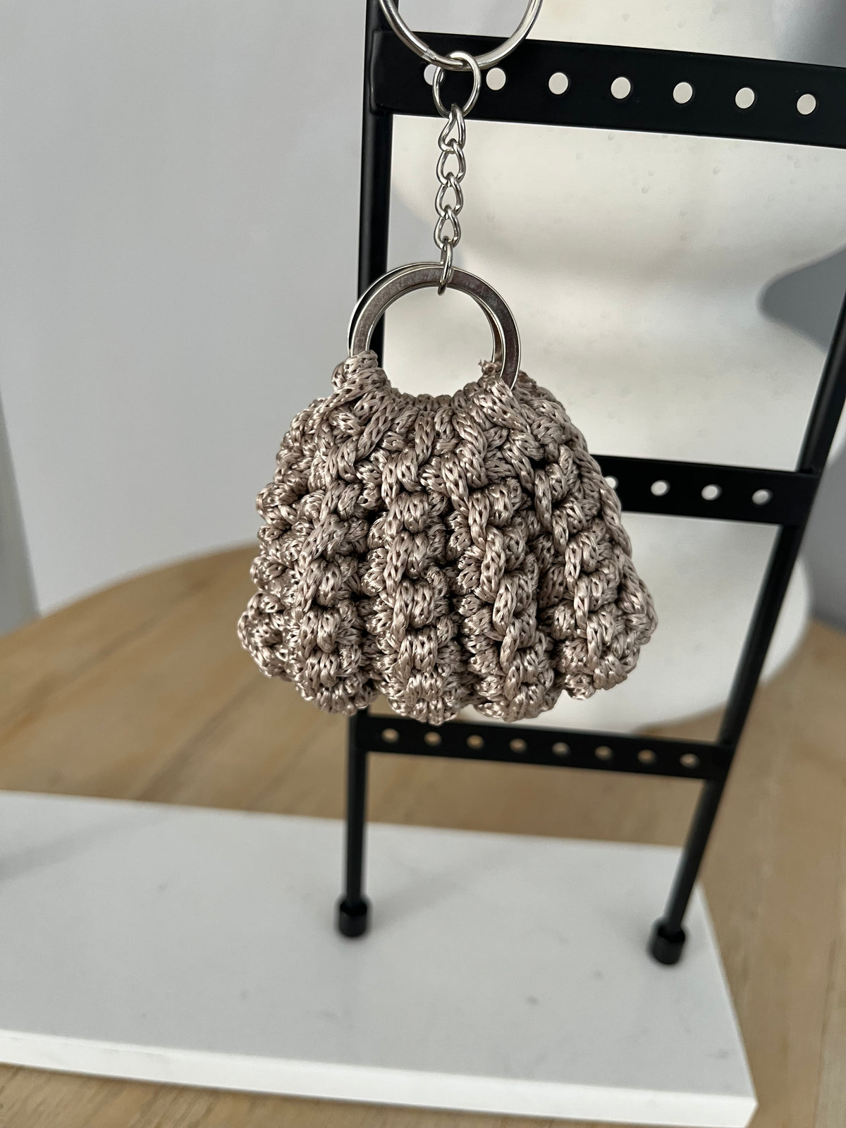 Porte-clés Tohé mini sac au crochet